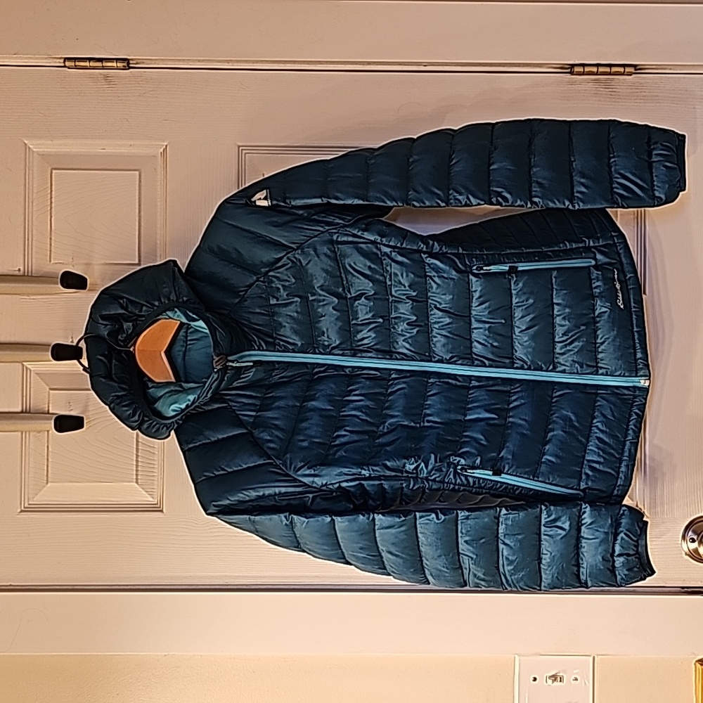 Womens Eddie Bauer First Ascent Downlight Jacket Gem